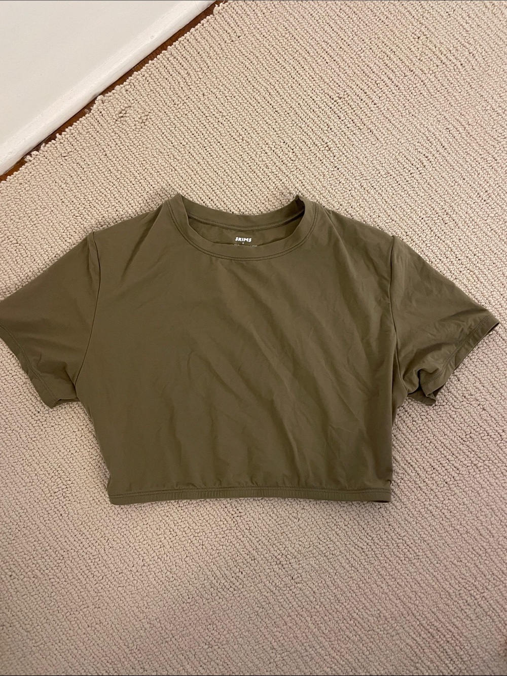 Skims cropped shirt - medium